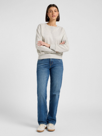 ОДЕЖДА - Lee Свитшот Gri Melanj Relaxed