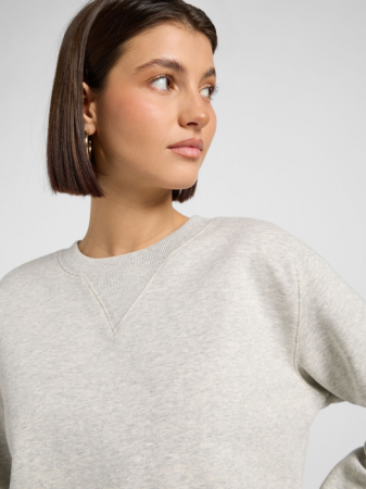 ОДЕЖДА - Lee Свитшот Gri Melanj Relaxed