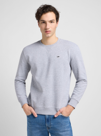 Толстовки - Lee Мужской Свитшот Серый Regular
