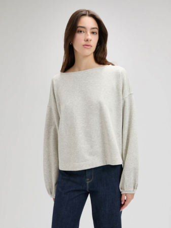 Толстовки - Lee Женский Свитшот Серый Relaxed