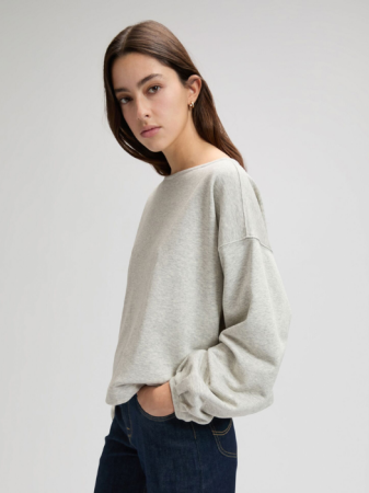 Толстовки - Lee Женский Свитшот Серый Relaxed