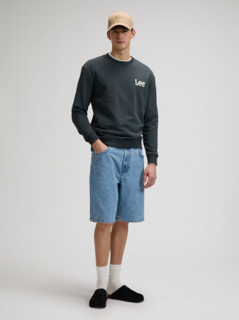 BARBATI - Lee Bluza Neagra Regular Barbati