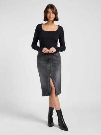 ОДЕЖДА - Lee Свитшот Negru Slim