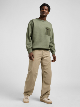 МУЖЧИНЫ - Lee Свитшот Verde Relaxed