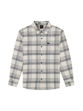 Lee Рубашка Alb/Gri Relaxed [5]