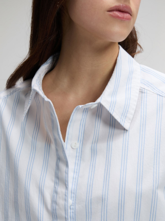 FEMEI - Lee Camasa Alba/Mavi Regular Femei