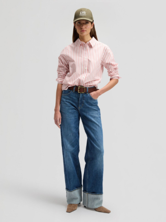 ЖЕНЩИНЫ - Lee Женская Рубашка Белая Regular