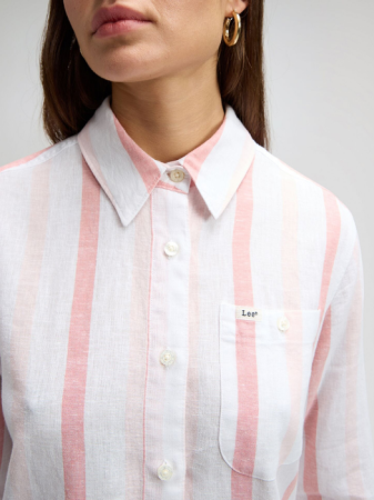 ЖЕНЩИНЫ - Lee Женская Рубашка Белая Regular