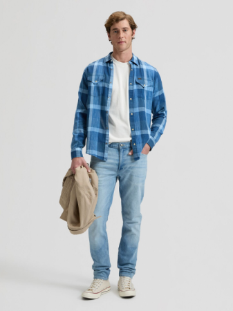 Camasi - Lee Camasa Albastra Regular Barbati