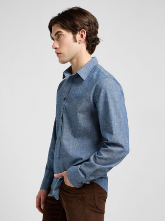 BARBATI - Lee Camasa Albastra Regular Barbati