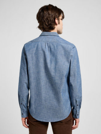 BARBATI - Lee Camasa Albastra Regular Barbati