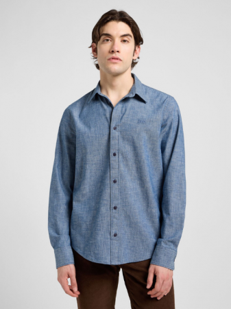 BARBATI - Lee Camasa Albastra Regular Barbati