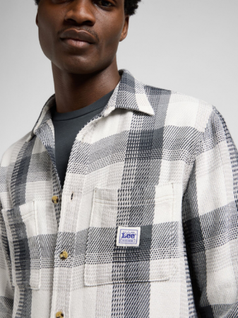 Lee Camasa Gri Inchis Relaxed Barbati [4]