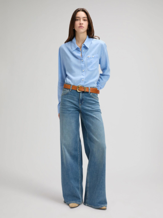 ЖЕНЩИНЫ - Lee Женская Рубашка Синяя Regular