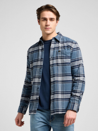 МУЖЧИНЫ - Lee Рубашка Navy/Blue/Mavi Relaxed