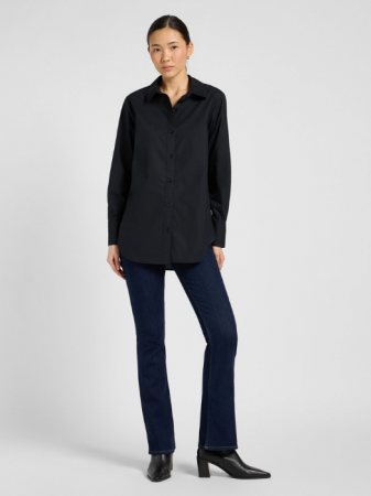 ОДЕЖДА - Lee Женская Рубашка Чёрная Regular