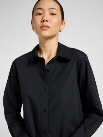 ОДЕЖДА - Lee Женская Рубашка Чёрная Regular