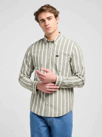 BARBATI - Lee Camasa Verde Masliniu Regular Barbati