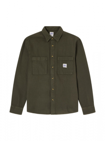 Lee Мужская Рубашка Хаки Relaxed [5]