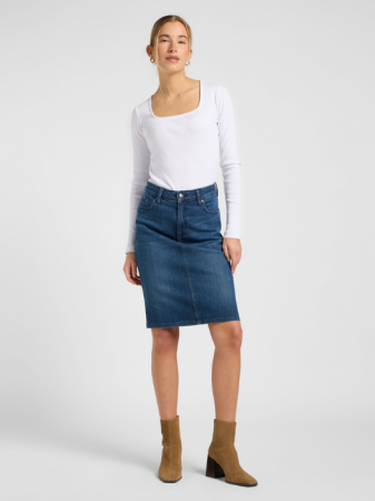 IMBRACAMINTE - Lee Fusta Albastra Regular Femei