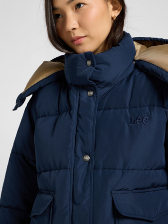 IMBRACAMINTE - Lee Geaca De Iarna  Navy Relaxed Femei