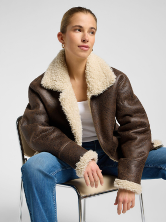 ОДЕЖДА - Lee Зимняя Куртка Cafeniu Loose