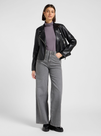 FEMEI - Lee Geaca Neagra Regular Femei