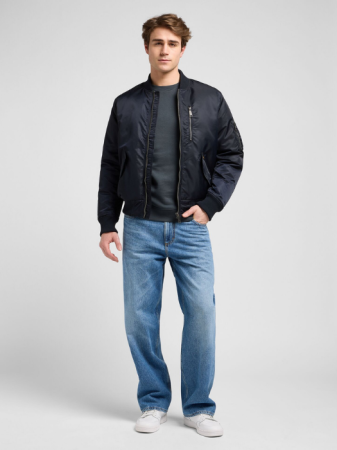 BARBATI - Lee Geaca Neagra Relaxed Barbati