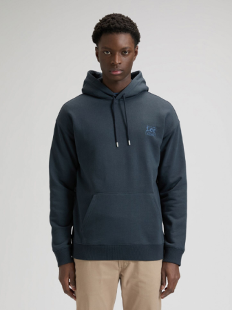 Толстовки - Lee Мужская Толстовка Темно-Синяя Relaxed