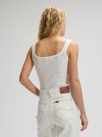 ЖЕНЩИНЫ - Lee Женская Майка Белая Slim