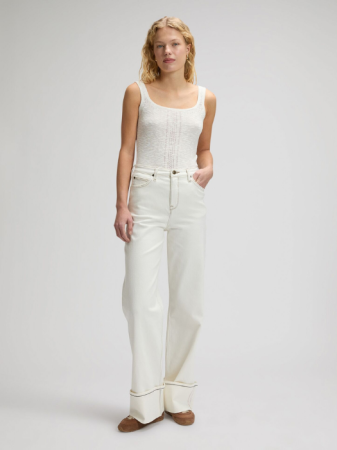 ЖЕНЩИНЫ - Lee Женская Майка Белая Slim