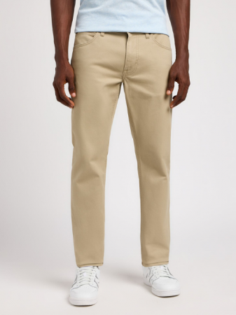 IMBRACAMINTE - Lee Pantaloni Bej Regular Straight Barbati