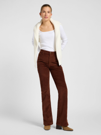 FEMEI - Lee Pantaloni Maro Bootcut Femei