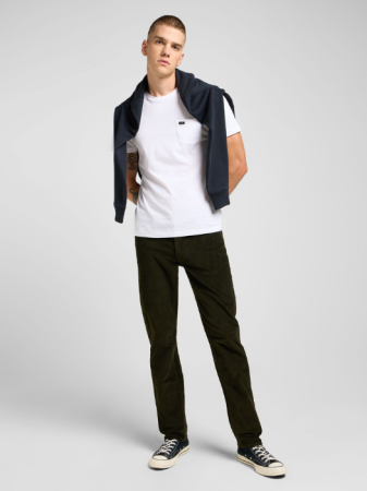 МУЖЧИНЫ - Lee Брюки Haki Regular Straight