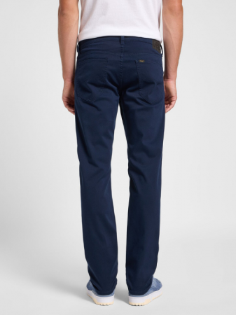 BARBATI - Lee Pantaloni Navy Regular Straight Barbati