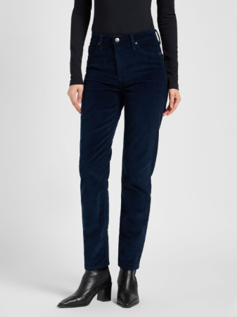 FEMEI - Lee Pantaloni Navy Regular Straight Femei