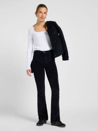 Брюки - Lee Брюки Negru Bootcut