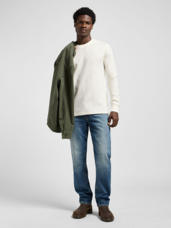 Свитера и Кардиганы - Lee Свитер Alb Regular