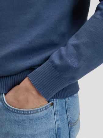 Свитера и Кардиганы - Lee Мужской Свитер Синий Regular