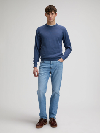 Свитера и Кардиганы - Lee Мужской Свитер Синий Regular