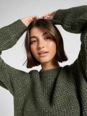 FEMEI - Lee Pulover Khaki Regular Femei