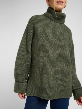 FEMEI - Lee Pulover Khaki Relaxed Femei