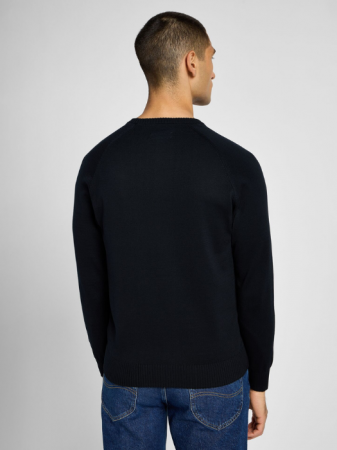 Свитера и Кардиганы - Lee Свитер Negru Regular