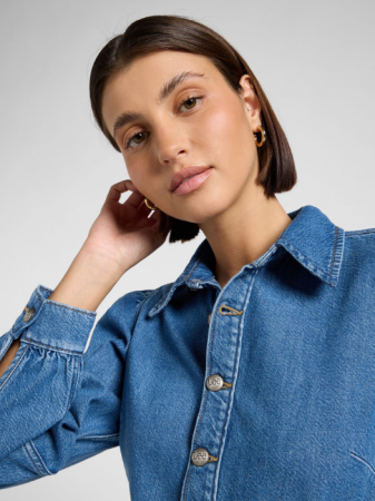 Lee Женское Платье синее Regular [4]