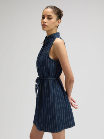 Платья - Lee Женское Платье темно-синее Slim