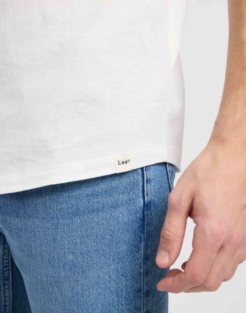 BARBATI - Lee Tricou Regular Alb Barbati