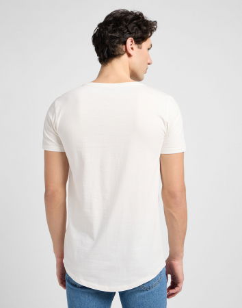 Tricouri si Polo - Lee Tricou Regular Alb Barbati