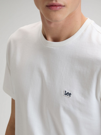 МУЖЧИНЫ - Lee Мужская Футболка Белая Regular