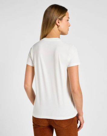 Футболки и Топы - Lee Женская Футболка Ecru Regular