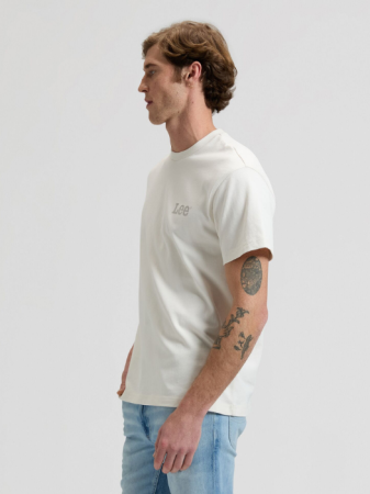 МУЖЧИНЫ - Lee Мужская Футболка Ecru Relaxed